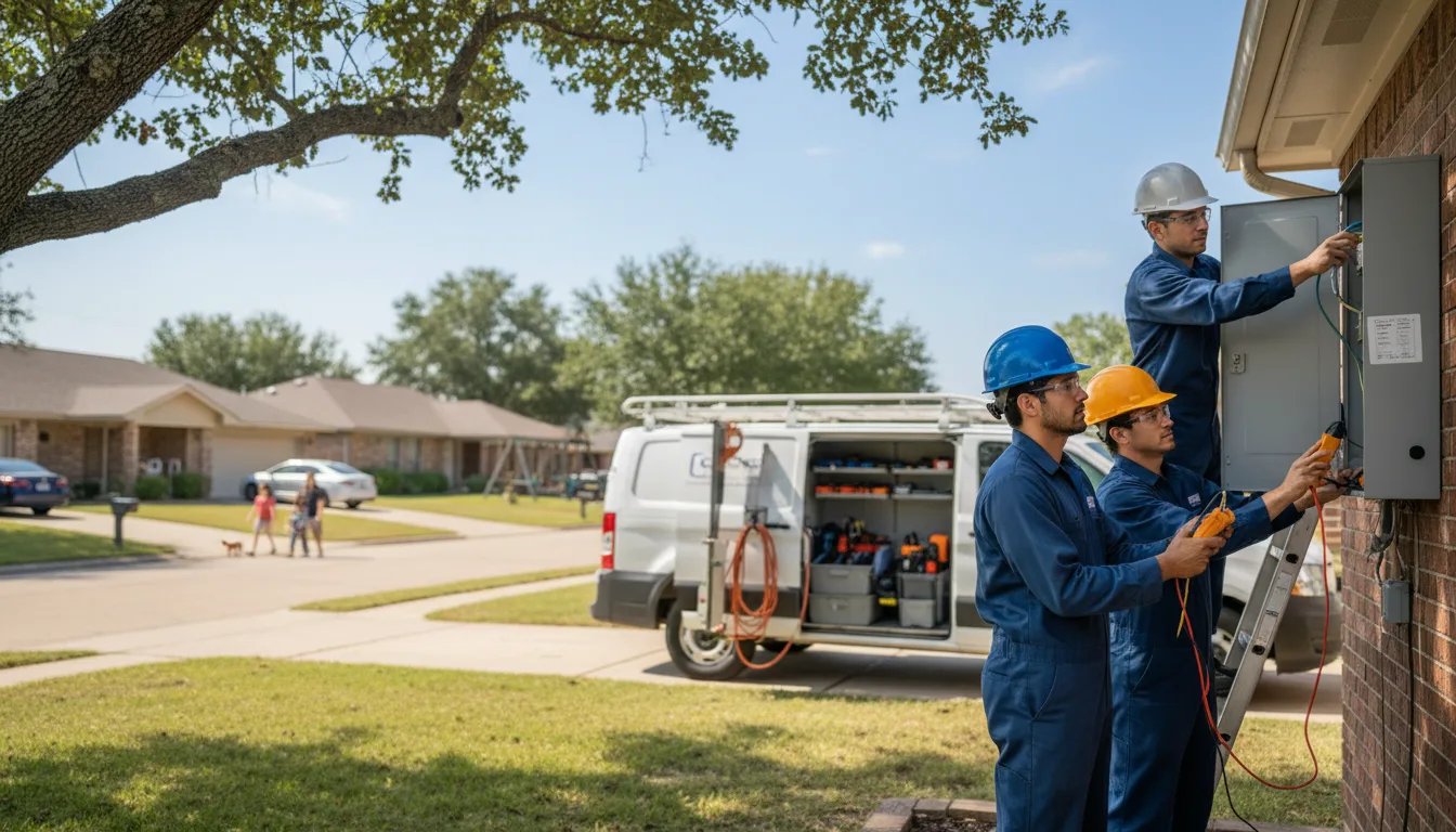 Certified electrician providing emergency electrical services in Wartrace, TN